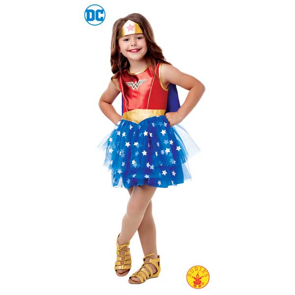 Marvel Disfarce Infantil Wonder Woman Classic 5-6 anos - Imagem 1