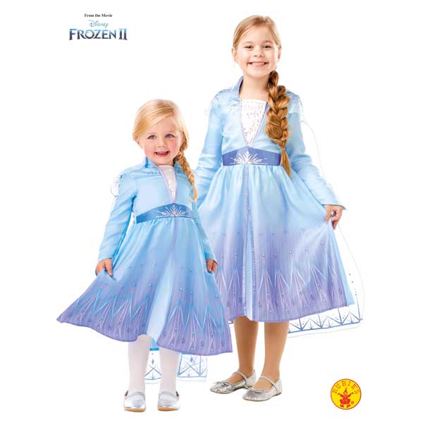 Frozen 2 Disfraz Infantil Elsa Travel Classic 2-3 años - Imagen 1