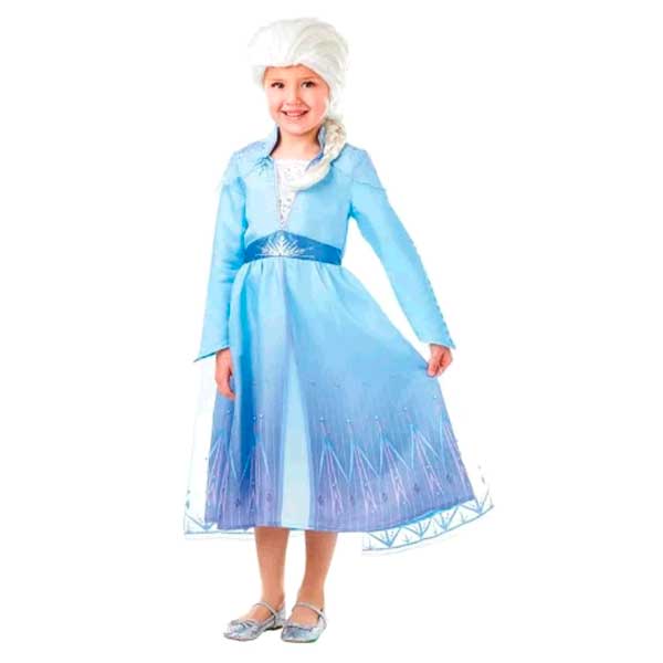 Disfressa Frozen 2 Elsa amb Perruca 7-8 anys - Imatge 1