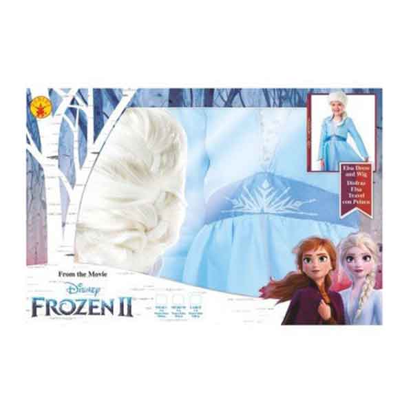 Fato de Frozen 2 Elsa com peruca na caixa 3-4 anos - Imagem 1