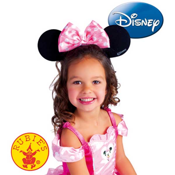 Diadema Infantil Orejas Minnie Mouse - Imagen 1