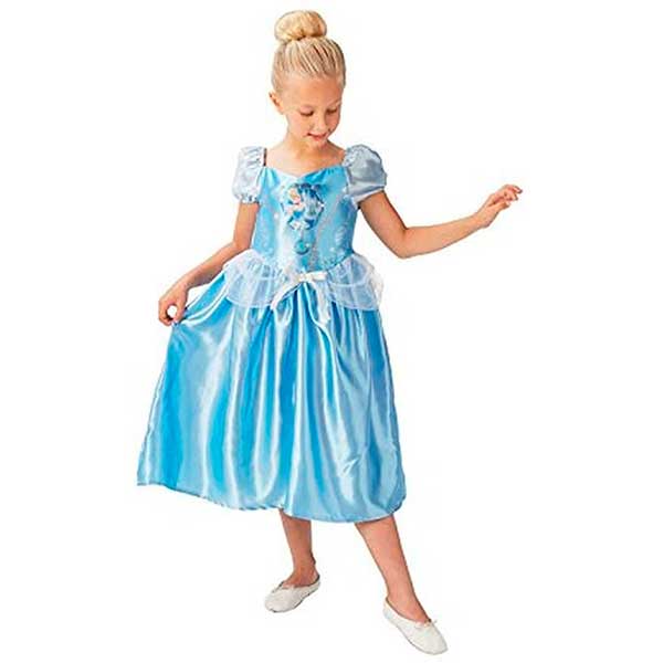 Disney Disfressa Infantil Cinderela Fairytale 5-6 anys - Imagem 1