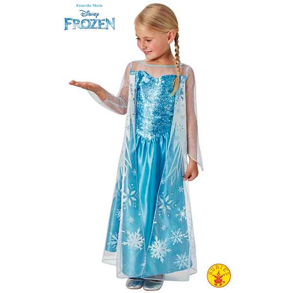Disfraz Elsa Classic Frozen 5-6 Años - Imagen 1