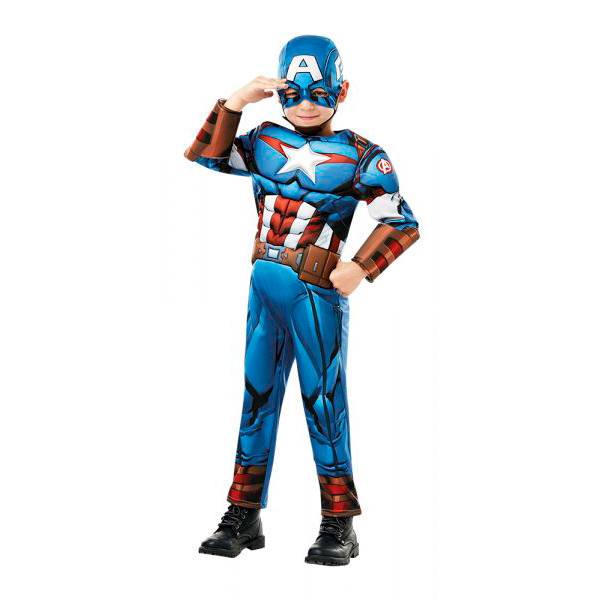 Avengers Disfressa Capità Amèrica 3-4 Anys