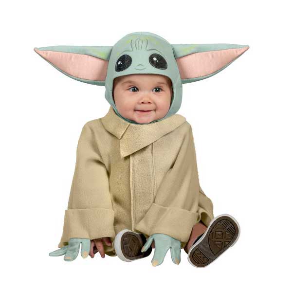 Star Wars Fantasia de Baby Yoda de 6 a 12 Meses - Imagem 1