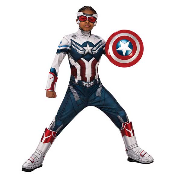 Marvel Disfraz Capitão América Falcon Deluxe 8-10 anos - Imagem 1
