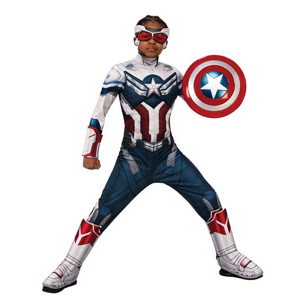 Marvel Disfraz Capitán América Falcon Deluxe 3-4 años - Imagen 1
