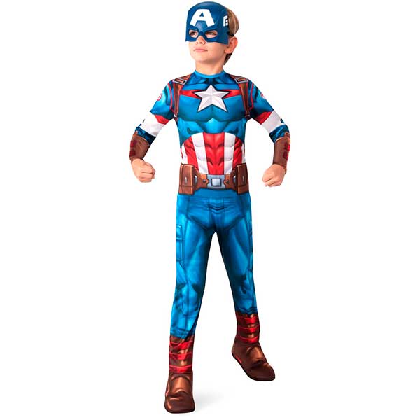 Os Vingadores Disfarce Captain America 3-4 anos