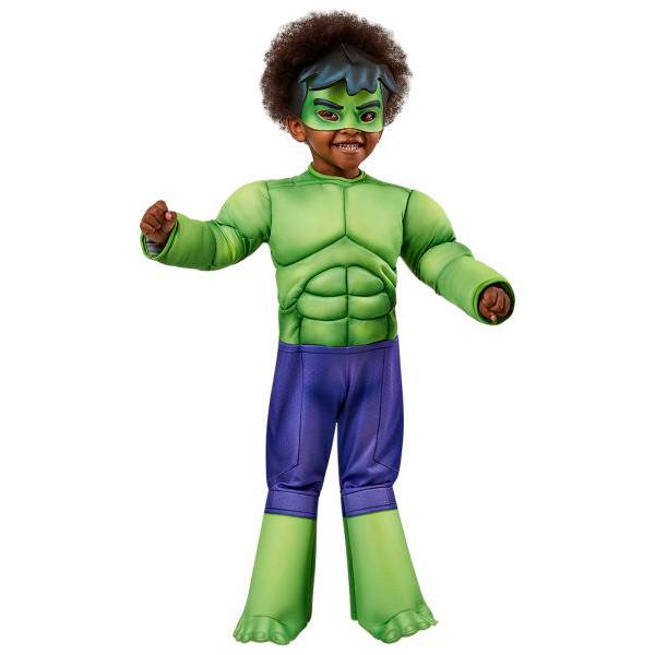 Marvel Disfarce Hulk Pré-escolar 3-4 Anos - Imagem 1