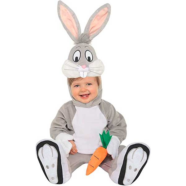 Looney Toons Disfraz Buggs Bunny Bebé 12-18 meses - Imagen 1