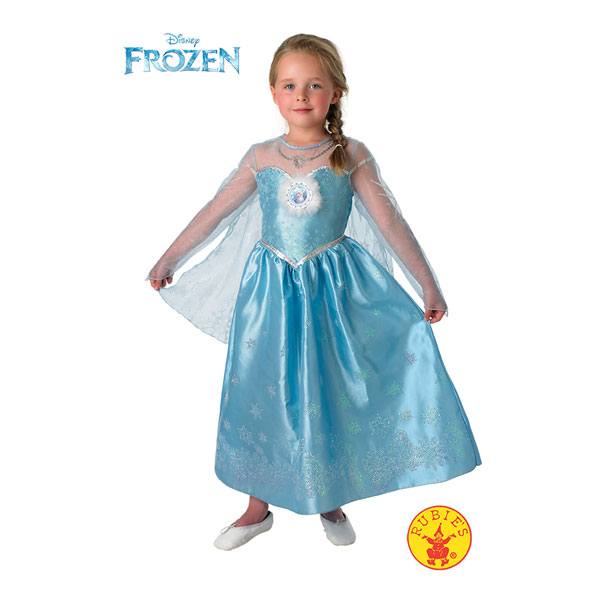 Disfraz Elsa Frozen Deluxe 8-10 - Imagen 1