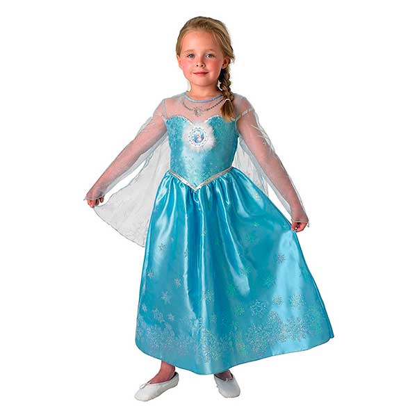 Disfraz Elsa Deluxe Frozen 5-6 años - Imagen 1