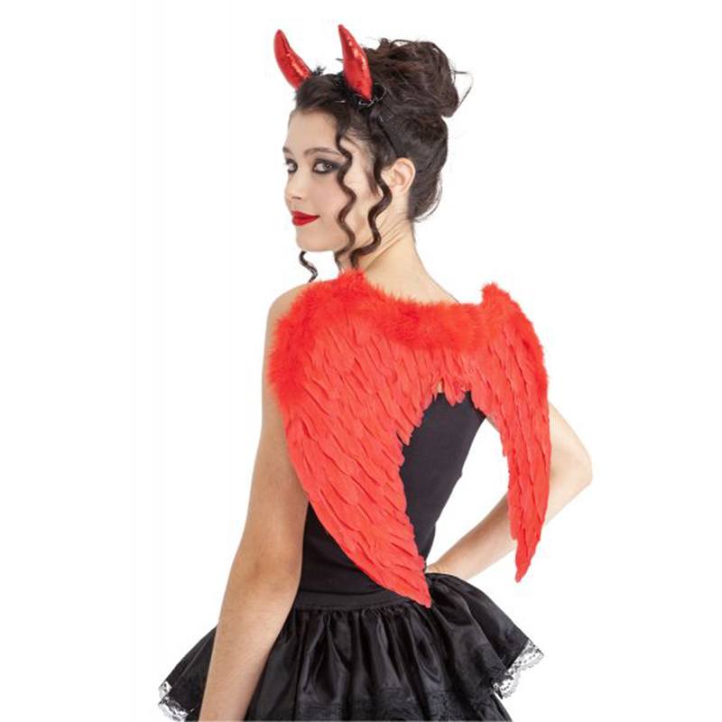 Set Diablesa Roja - Alas Y Diadema