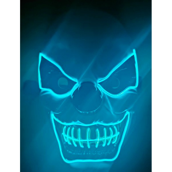 Máscara Pallaso con Luz Halloween - Imagen 1