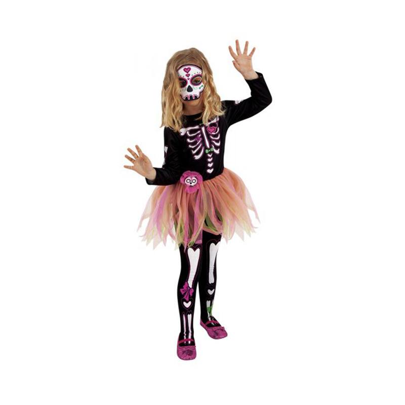Disfarce Sweet Skelita 3-4 Anos