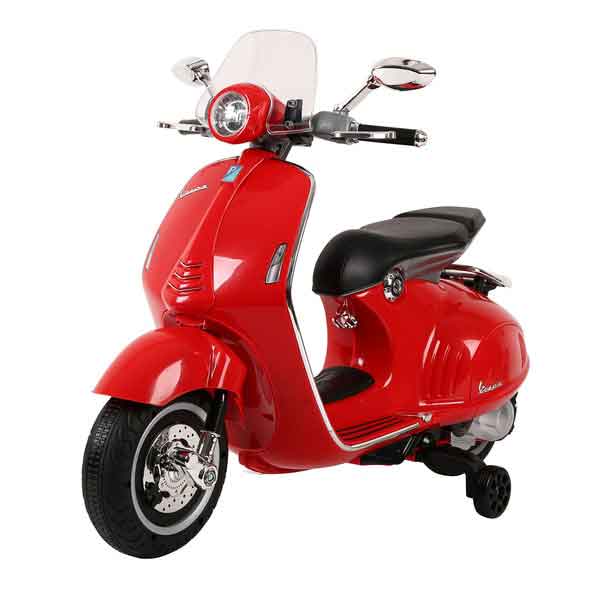 Motocicleta infantil Red Vespa 12V - Imagem 1