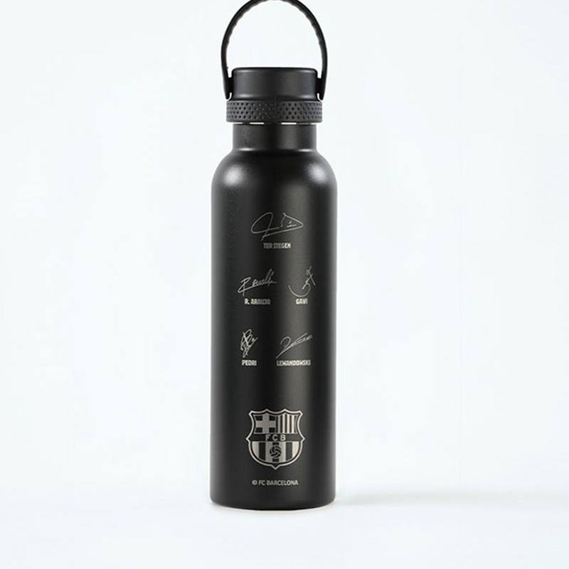 Garrafa Runbott Sport FCB Signatures Preto 60cl
