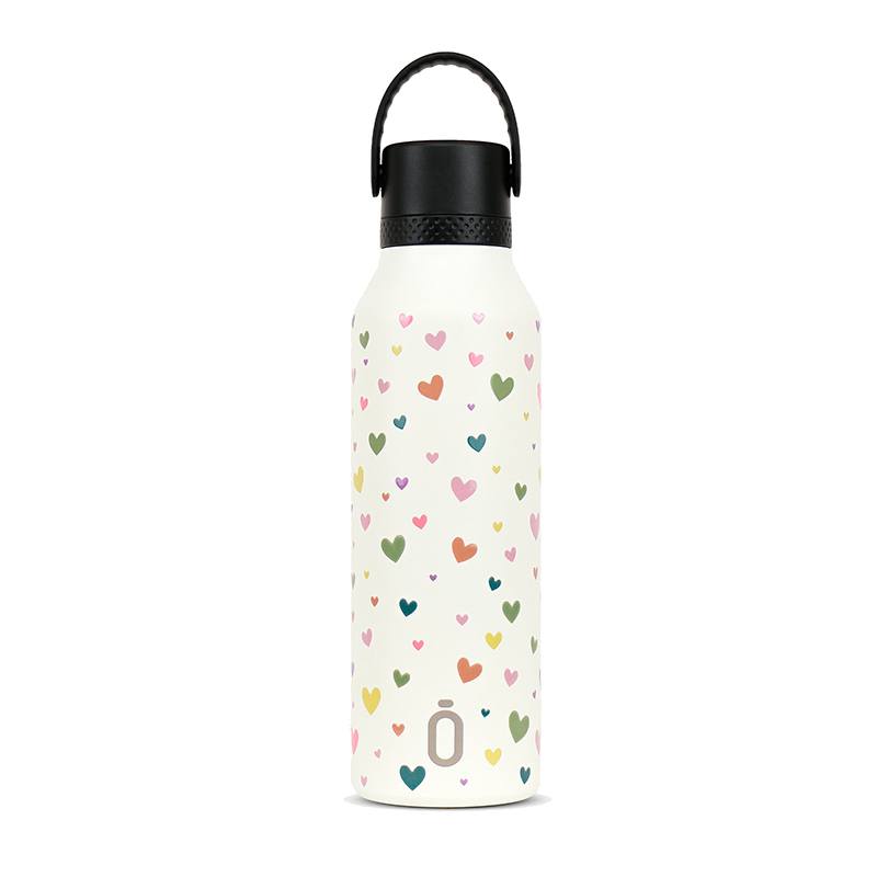 Botella Runbott Mii Confeti Corazones Cream 60cl