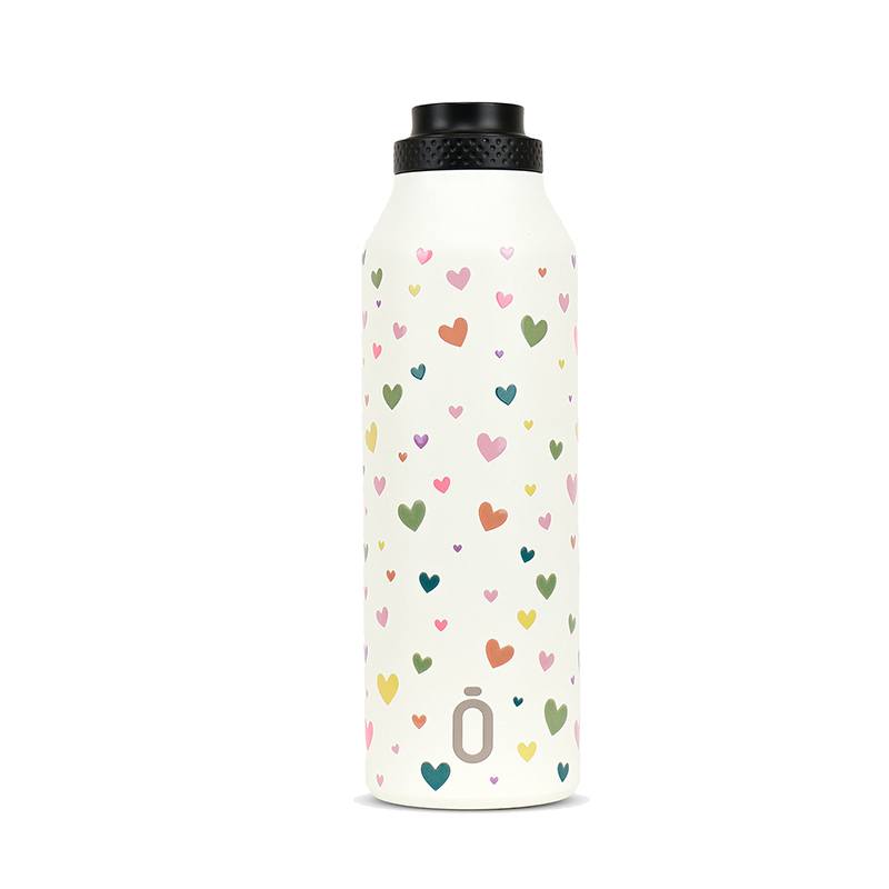 Botella Runbott Mii Confeti Corazones Cream 60cl - Imagen 1