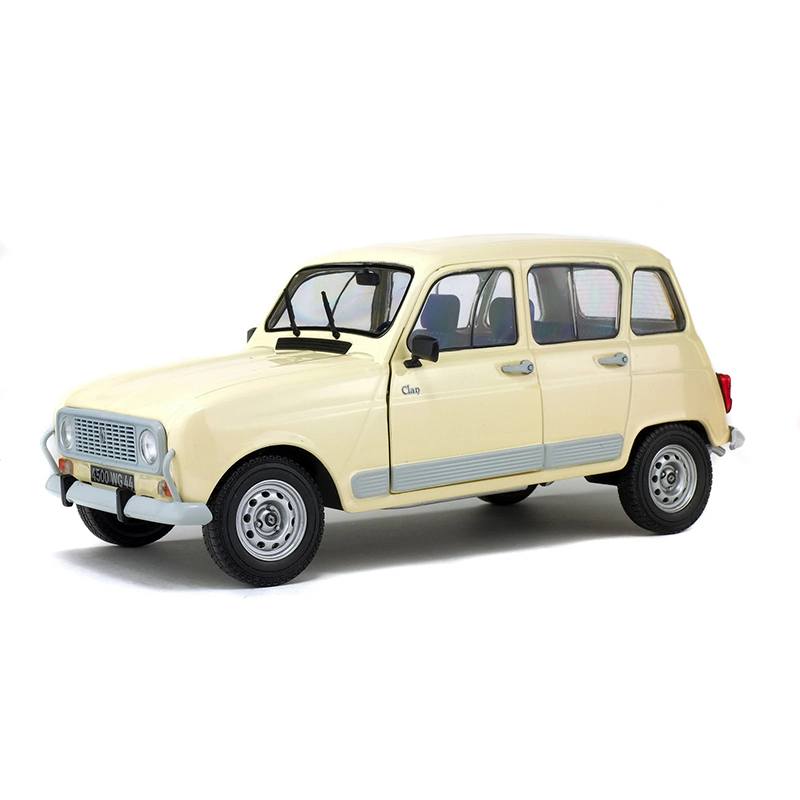 Solido - Coche a escala 1978 Renault 4L Clan Beige 1:18