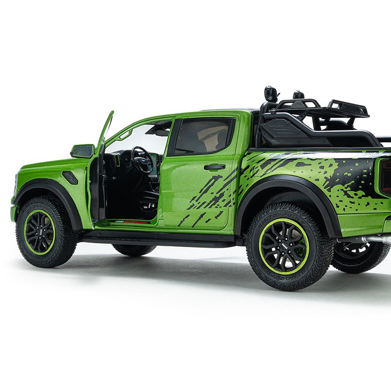 Solido - Coche a escala Ford Ranger Raptor Green 2024 1:18 - Imagen 1