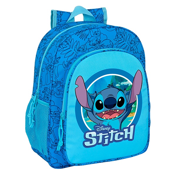 Disney Mochila Stitch Adaptável 38cm - Imagem 1