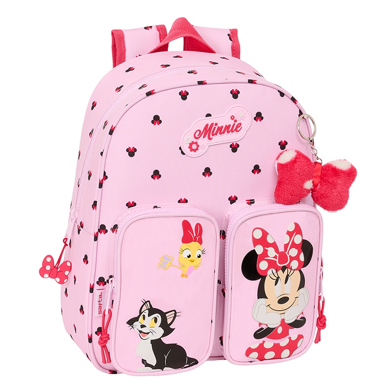 Minnie Mochila Adaptável com Bolsos 34cm