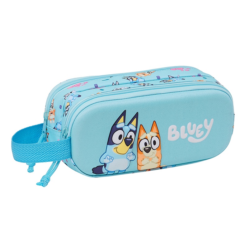 Bluey Estuche Doble 3D 21cm