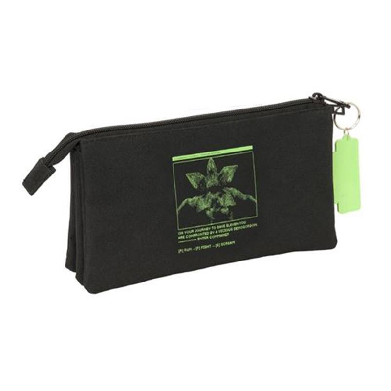 Stranger Things Estuche Portatodo Triple 22cm - Imagen 1