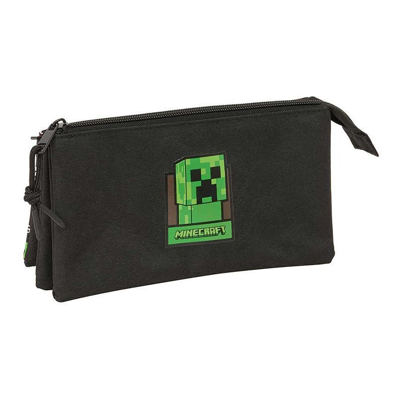 Minecraft Estuche Triple 22cm