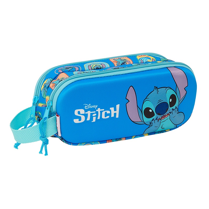 Stitch Estuche Doble 3D 21cm