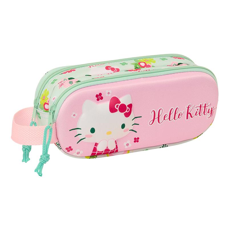 Hello Kitty Estuche portatodo doble 3D 21cm