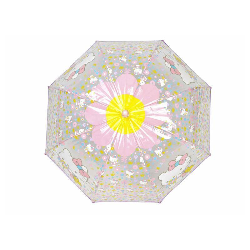 Hello Kitty Paraguas Manual Transparente 48cm - Imagen 1