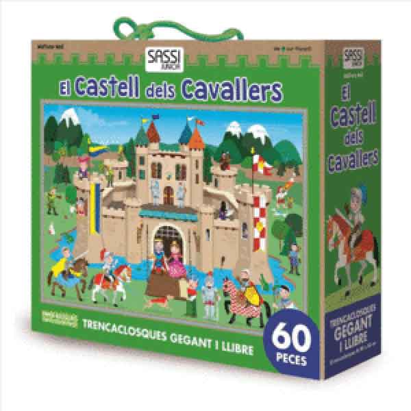 Puzzle y Libro Castillo de los Caballeros Catalán - Imagen 1