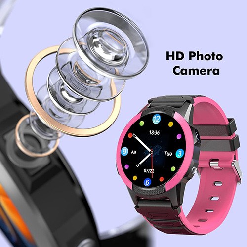 Reloj Slim GPS y Llamada Color Rosa - Imagen 