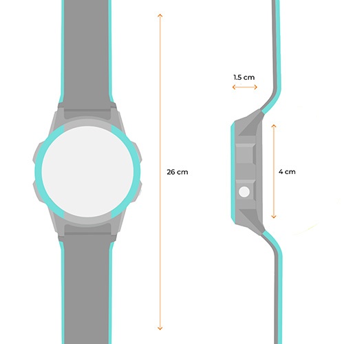 Relógio Slim GPS e Chamadas Cor Verde - Imagem 