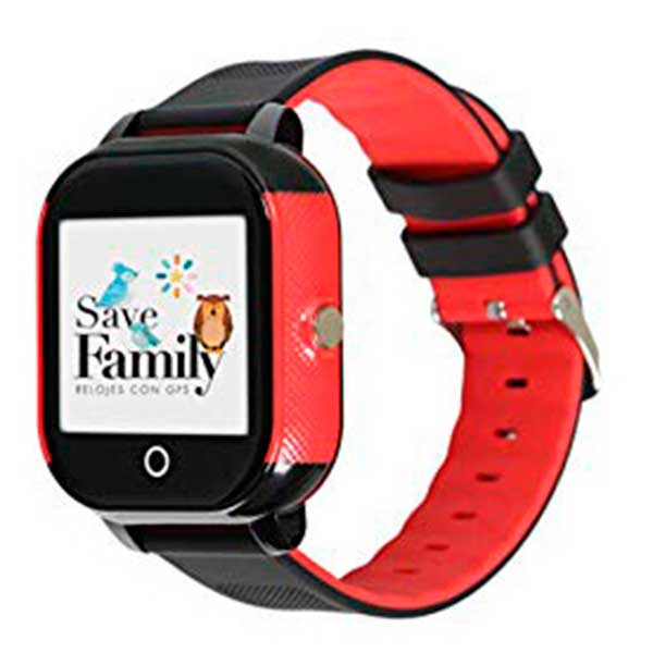 Save Family Reloj Juvenil GPS Acúatico Negro-Rojo - Imagen 1