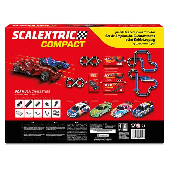 Scalextric Compact Circuito Formula Challenge - Imagem 1