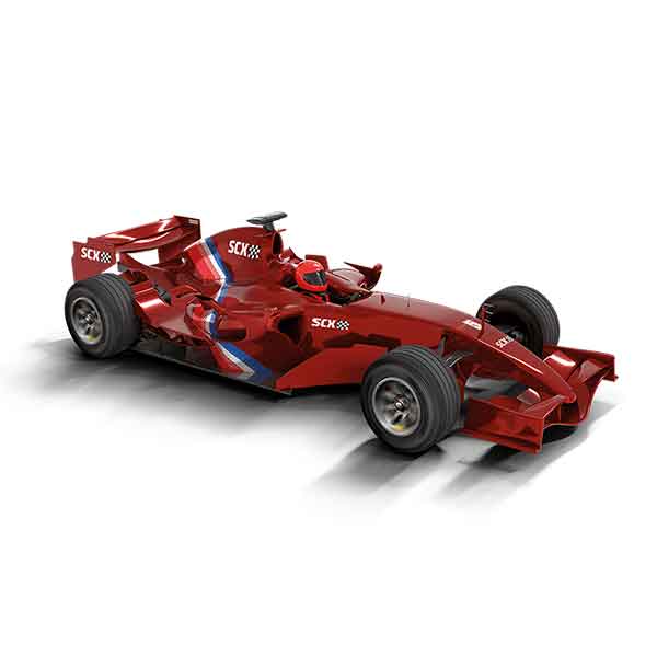 Scalextric Compact Cotxe Formula F-Red - Imatge 1