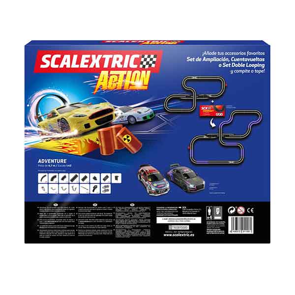 Scalextric Action Circuito Adventure - Imagem 1