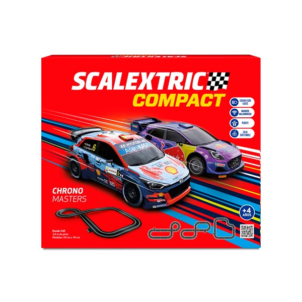 Scalextric Compact Circuito Chrono Masters - Imagen 1