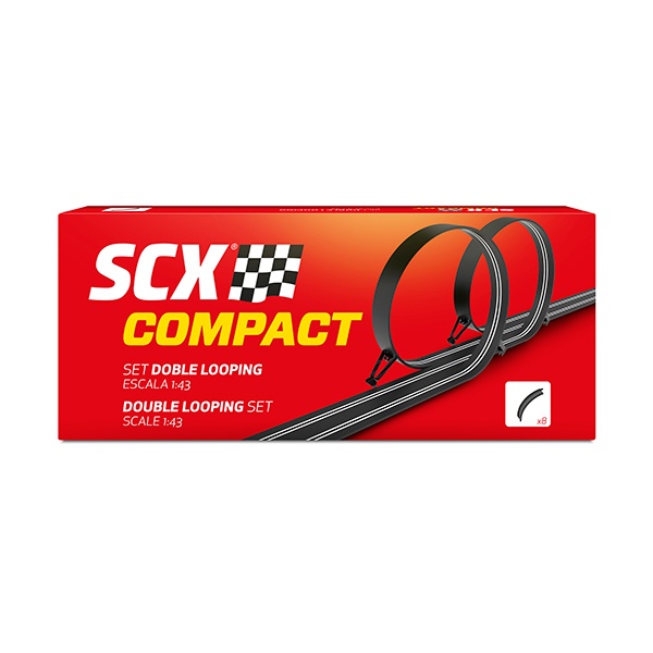 Scalextric Compact Set Faixas Doble Looping 1:43 - Imagem 1