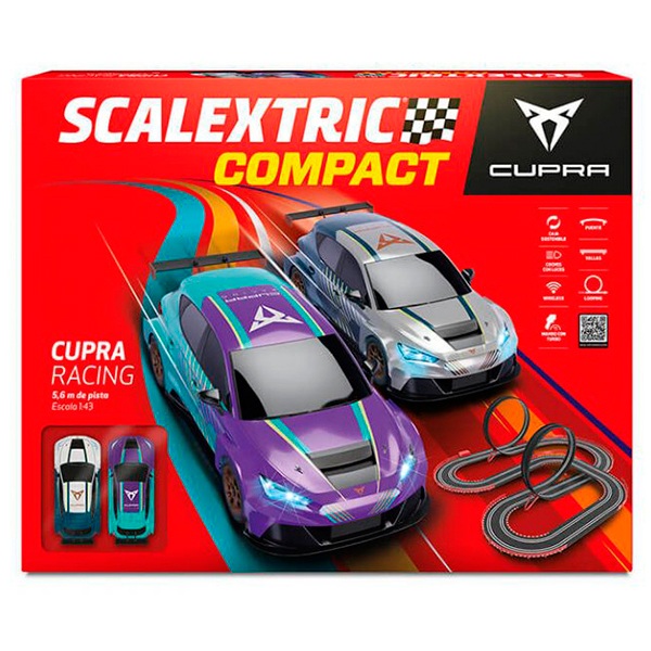 Scalextric Compact Circuito Cupra Racing 1:43 Bateria - Imagem 1