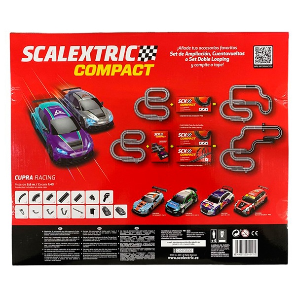 Scalextric Compact Circuito Cupra Racing 1:43 Bateria - Imagem 2