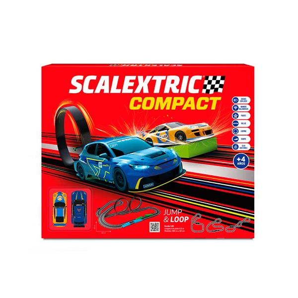 Scalextric Compact Circuito Jump & Loop 1:43