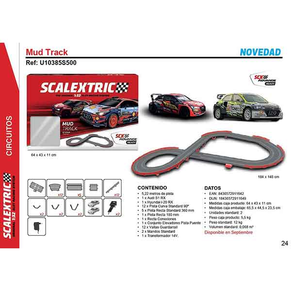 Scalextric Original Circuito Mud Track - Imagem 1