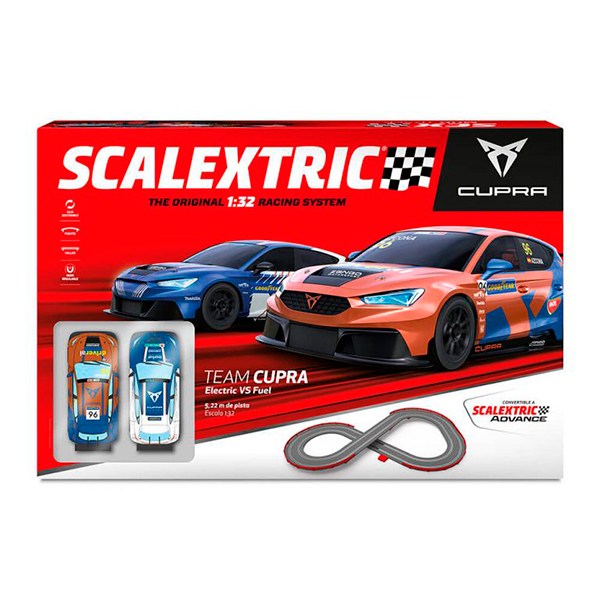 Scalextric Original Circuito Team Cupra: Electric vs Fuel 1:32
