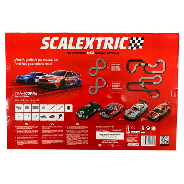 Scalextric Original Circuito Team Cupra: Electric vs Fuel 1:32 - Imatge 1