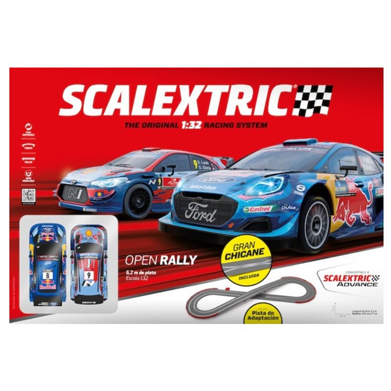 Scalextric Classic Circuito Open Rally Set 1:32
