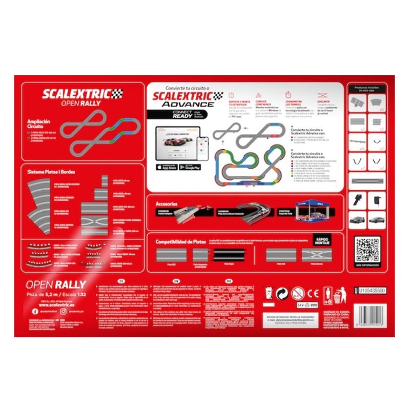 Scalextric Classic Circuito Open Rally Set 1:32 - Imagen 2